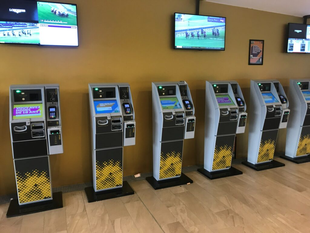 ロンシャン競馬場の馬券（裏面）