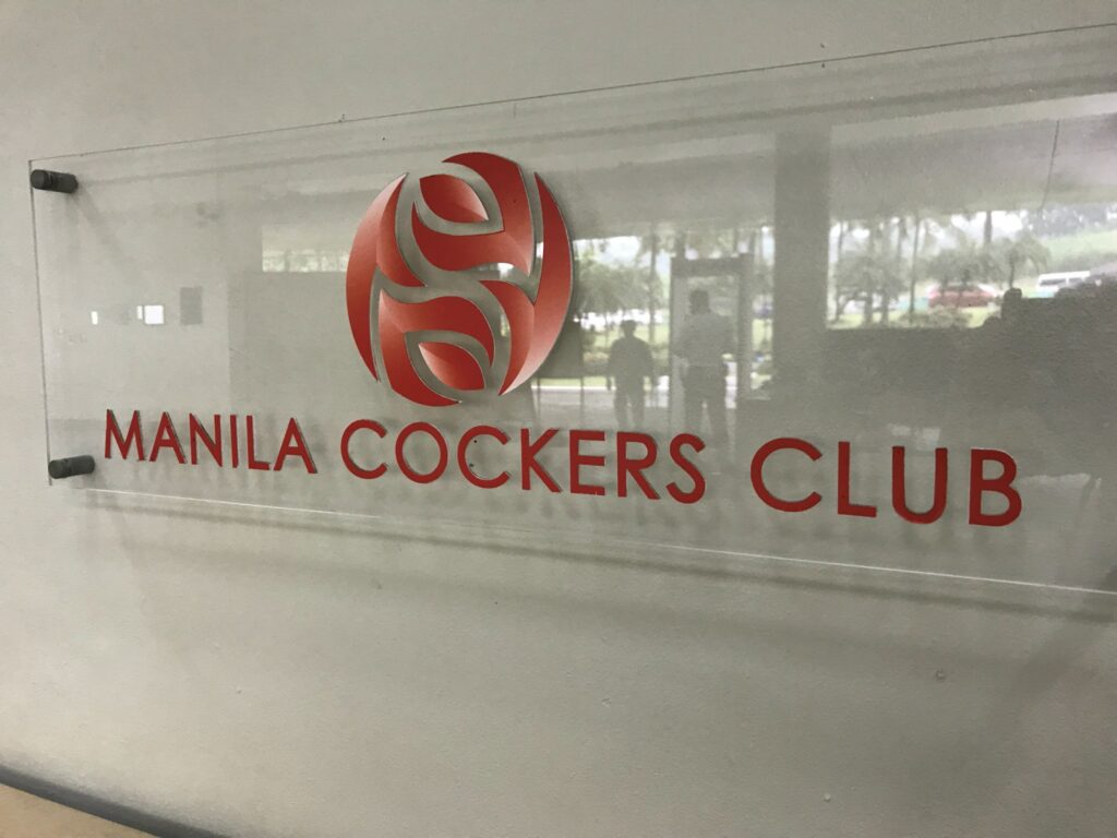 Manila Cockers Clubの看板