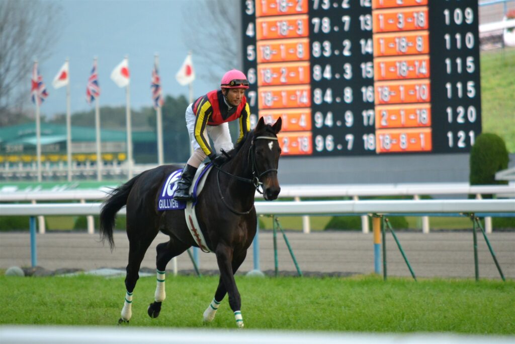 返し馬に向かうグルヴェイグ